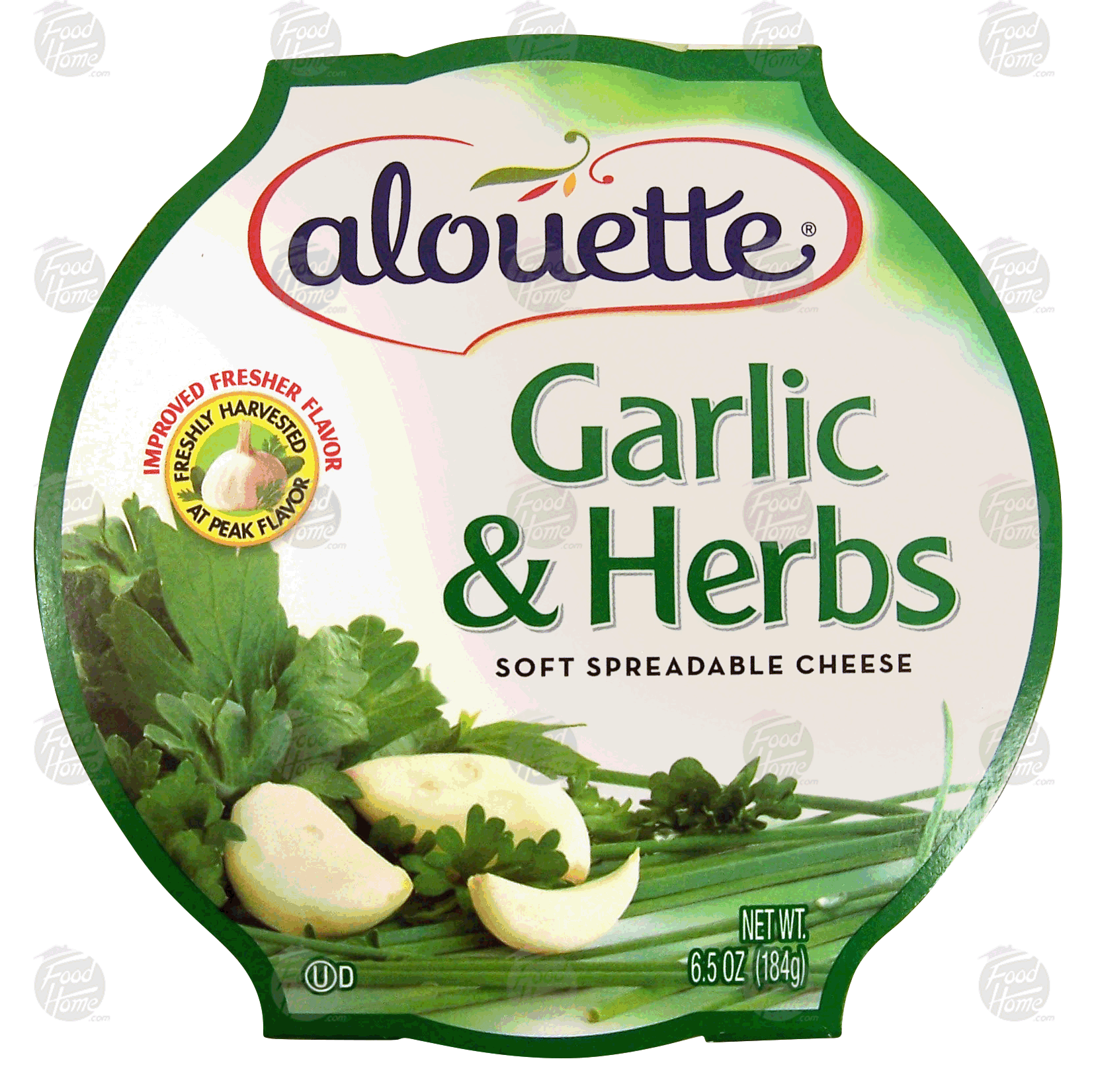 Alouette&nbsp;&nbsp;garlic & herbs soft spreadable cheese Full-Size Picture